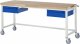 Fahrbare Werkbank 8002I1 | B2000xT700xH880mm | Ablageboden MT | 2xSchublade-TA