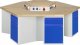 Gruppenwerkbank 467I-EA | B2700xT2340xH890mm | 6x1Schublade-TA | 6x1Tür Gruppenwerkbank 467I-EA | B2700xT2340xH890mm | 6x1Schublade-TA | 6x1Tür