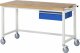 Fahrbare Werkbank 8001 | B1500xT700xH880-1080mm | 1xSchublade-TA Fahrbare Werkbank 8001 | B1500xT700xH880-1080mm | 1xSchublade-TA