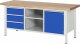 Werkbank höhenverstellbar 8563A2 | B2000xT700xH840-1040mm | 3xSchublade-TA | 1xTür Werkbank höhenverstellbar 8563A2 | B2000xT700xH840-1040mm | 3xSchublade-TA | 1xTür