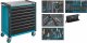 HAZET Werkstattwagen Assistent 179NXL ∙ Sortiment 179NXL-8/317 ∙ 317-teilig ∙ Schubladen | flach: 7× 81 x 696 x 398 mm ∙ Schublad