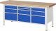 Werkbank 8576A2 | B2000xT700xH840mm | 10xSchublade-TA Werkbank 8576A2 | B2000xT700xH840mm | 10xSchublade-TA