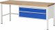 Werkbank 8323A1 | B2000xT700xH840mm | 2xSchublade-VA Werkbank 8323A1 | B2000xT700xH840mm | 2xSchublade-VA