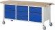 Fahrbare Werkbank 8568I2 | B2000xT700xH880mm | 5xSchublade-TA | 2xTüren Fahrbare Werkbank 8568I2 | B2000xT700xH880mm | 5xSchublade-TA | 2xTüren