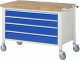 Fahrbare Werkbank 8362 | B1250xT700xH880-1080mm | 4xSchublade-TA Fahrbare Werkbank 8362 | B1250xT700xH880-1080mm | 4xSchublade-TA