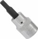 VIGOR Innenvielzahn Schraubendreher-Einsatz ∙ XZN ∙ V6106 ∙ 3/8 Zoll (10 mm) Vierkant hohl ∙ Innen Vielzahn Profil XZN ∙ SW M5