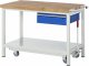 Werkbank mit Fahrgestell 8001 | B1250xT700xH880mm | 1xSchublade-TA Werkbank mit Fahrgestell 8001 | B1250xT700xH880mm | 1xSchublade-TA