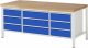 Werkbank höhenverstellbar 8754A2 | B2000xT900xH840-1040mm | 9xSchublade-TA Werkbank höhenverstellbar 8754A2 | B2000xT900xH840-1040mm | 9xSchublade-TA