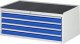 Schubladenschrank XXL2.13 | B1145xT650xH465mm | MT-Top-25mm | 4xSchublade-TA