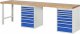 Werkbank 7519A8 | B3000xT700xH840mm | 16xSchublade-TA Werkbank 7519A8 | B3000xT700xH840mm | 16xSchublade-TA