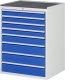 Schubladenschrank XL7.8 | B770xT650xH1035mm | MT-Top-25mm | 8xSchublade-TA Schubladenschrank XL7.8 | B770xT650xH1035mm | MT-Top-25mm | 8xSchublade-TA