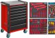 HAZET Werkstattwagen Assistent 179NX ∙ Sortiment 179NX-7/70KV ∙ 70-teilig ∙ Schubladen | flach: 5× 81 x 522 x 398 mm ∙ Schubladen