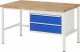 Werkbank höhenverstellbar 8225A1 | B1500xT900xH840-1040mm | 2xSchublade-TA