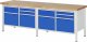 Werkbank höhenverstellbar 8472A2 | B2500xT700xH840-1040mm | 10xSchublade-VA Werkbank höhenverstellbar 8472A2 | B2500xT700xH840-1040mm | 10xSchublade-VA
