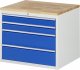 Schubladenschrank XL3.1 | B770xT650xH645mm | B-Top-25mm | 4xSchublade-VA Schubladenschrank XL3.1 | B770xT650xH645mm | B-Top-25mm | 4xSchublade-VA