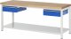 Werkbank höhenverstellbar 8002A6 | B2000xT700xH840-1040mm | 2xSchublade-TA Werkbank höhenverstellbar 8002A6 | B2000xT700xH840-1040mm | 2xSchublade-TA