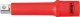 VIGOR VDE Verlängerung ∙ V3341 ∙ 1/2 Zoll (12,5 mm) Vierkant hohl ∙ 1/2 Zoll (12,5 mm) Vierkant massiv ∙ 125 mm