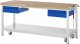 Werkbank mit Fahrgestell 8002I6 | B2000xT700xH880mm | 2xSchublade-TA Werkbank mit Fahrgestell 8002I6 | B2000xT700xH880mm | 2xSchublade-TA