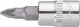 VIGOR Pozidriv Schraubendreher-Einsatz ∙ V2441N ∙ 1/4 Zoll (6,3 mm) Vierkant hohl ∙ Pozidriv Profil PZ ∙ SW PZ3