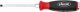 VIGOR Schlitz Schraubendreher mit Schlagkappe ∙ mit Antriebsvierkant ∙ V5010-SL5 ∙ Schlitz Profil ∙ SW  x 5 mm