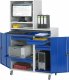 Computer-Schrank 66T mit Monitorgehäuse T520mm | B1100xT520xH1185mm | mobil Computer-Schrank 66T mit Monitorgehäuse T520mm | B1100xT520xH1185mm | mobil