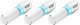 HAZET Bit 2204N-6/3 ∙ 1/4 Zoll (6,3 mm) Sechskant massiv ∙ Innen Sechskant Profil ∙ 3-teilig ∙ SW 6 mm