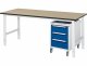 Arbeitstisch Tom höhenverstellbar - KM09 | B2000xT800xH760-1080mm | F-Platte-22mm
