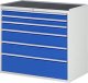 Schubladenschrank XXL7.7 | B1145xT650xH1035mm | MT-Top-25mm | 6xSchublade-TA Schubladenschrank XXL7.7 | B1145xT650xH1035mm | MT-Top-25mm | 6xSchublade-TA