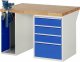 Werkbank 7510A2 | B1250xT900xH890mm | 4xSchublade-TA | 1xSSKL Werkbank 7510A2 | B1250xT900xH890mm | 4xSchublade-TA | 1xSSKL