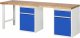 Werkbank 7502A8 | B2500xT700xH890mm | 2xSchublade-TA | 2xTür Werkbank 7502A8 | B2500xT700xH890mm | 2xSchublade-TA | 2xTür