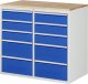 Schubladenschrank LL7.4.4 | B1145xT650xH1035mm | B-Top-25mm | 10xSchublade-VA Schubladenschrank LL7.4.4 | B1145xT650xH1035mm | B-Top-25mm | 10xSchublade-VA