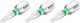 HAZET Bit 2223N-T10/3 ∙ 1/4 Zoll (6,3 mm) Sechskant massiv ∙ Innen TORX® Profil ∙ 3-teilig ∙ SW T10