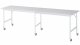 Fahrbarer Arbeitstisch Jerry (6 LR) | B3000xT800xH900mm | M-Platte-22mm Fahrbarer Arbeitstisch Jerry (6 LR) | B3000xT800xH900mm | M-Platte-22mm