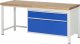 Werkbank höhenverstellbar 8356A1 | B2000xT700xH840-1040mm | 2xSchublade-VA Werkbank höhenverstellbar 8356A1 | B2000xT700xH840-1040mm | 2xSchublade-VA