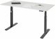 Schreibtisch adlatus 100 | B1500xT800xH650-1300mm | tiefschwarz | M-Platte-22 mm Schreibtisch adlatus 100 | B1500xT800xH650-1300mm | tiefschwarz | M-Platte-22 mm