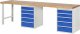 Werkbank 7513A8 | B3000xT700xH890mm | 10xSchublade-TA Werkbank 7513A8 | B3000xT700xH890mm | 10xSchublade-TA