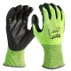 SCHNITTSCHUTZHANDS. 4/D 11/XXL HI-VIS