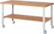 Fahrbare Werkbank (höhenverstellbar) 7000-7 | B2000xT900xH950-1000mm | 4LR