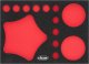 VIGOR Weichschaumeinlage ∙ leer ∙ V7270-L ∙ L x B x H: 393 mm x 282 mm x 35 mm