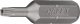 HAZET 5-Stern Bit 2225-10H ∙ 1/4 Zoll (6,3 mm) Sechskant massiv ∙ Innen 5-Stern Profil mit Zapfen ∙ SW 10H