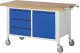 Fahrbare Werkbank 8468I2 | B1500xT700xH880mm | 3xSchublade-TA | 1xTür Fahrbare Werkbank 8468I2 | B1500xT700xH880mm | 3xSchublade-TA | 1xTür