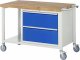 Fahrbare Werkbank 8255 | B1250xT700xH880-1080mm | 2xSchublade-TA