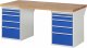 Werkbank 7511A3 | B2000xT900xH890mm | 10xSchublade-TA Werkbank 7511A3 | B2000xT900xH890mm | 10xSchublade-TA