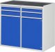Schubladenschrank LL7.12.12 | B1145xT650xH1035mm,MT-Top-25mm,4xSchublade-TA,2xTür Schubladenschrank LL7.12.12 | B1145xT650xH1035mm,MT-Top-25mm,4xSchublade-TA,2xTür