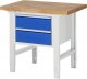 Werkbank höhenverstellbar 7125A1 | B1000xT700xH790-1140mm | 2xSchublade-TA