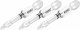 HAZET Bit 2216NSLG-PZ1/3 ∙ 1/4 Zoll (6,3 mm) Sechskant massiv ∙ Pozidriv Profil PZ ∙ 3-teilig ∙ SW PZ1