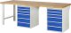 Werkbank 7515A8 | B2500xT900xH890mm | 12xSchublade-TA Werkbank 7515A8 | B2500xT900xH890mm | 12xSchublade-TA