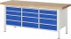 Werkbank höhenverstellbar 8579A2 | B2000xT700xH840-1040mm | 12xSchublade-VA Werkbank höhenverstellbar 8579A2 | B2000xT700xH840-1040mm | 12xSchublade-VA