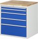 Schubladenschrank XL5.2 | B770xT650xH825mm | B-Top-25mm | 5xSchublade-VA Schubladenschrank XL5.2 | B770xT650xH825mm | B-Top-25mm | 5xSchublade-VA