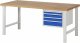 Werkbank 7132A1 | B2000xT900xH840mm | 4xSchublade-TA Werkbank 7132A1 | B2000xT900xH840mm | 4xSchublade-TA